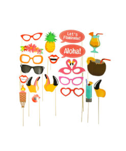 Hawaiian party photo props