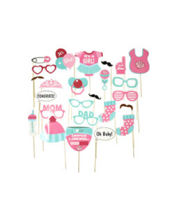 "It's a girl" party photo props