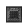 Black bandana in cotton material