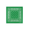 Green bandana in cotton material