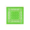 Lime green bandana in cotton material