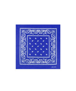 Royal blue bandana in cotton material