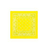 Yellow bandana in cotton material