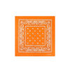 Orange bandana in cotton material