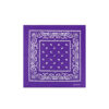 Purple bandana in cotton material