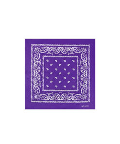 Purple bandana in cotton material