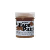 Brown face paint for school art, decoration and costumes coming in 60ml tub