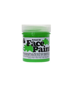 Dark green face paint for school art, decoration and costumes coming in 60ml tub