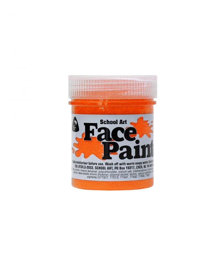 Orange Face Paint LookSharpStore