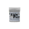 Silver face paint for school art, decoration and costumes coming in 60ml tub