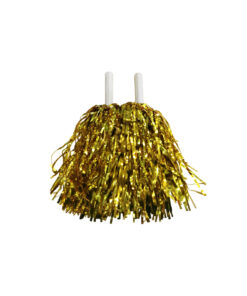 Gold foil pompoms