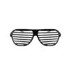 Plain shutter glasses in black colour