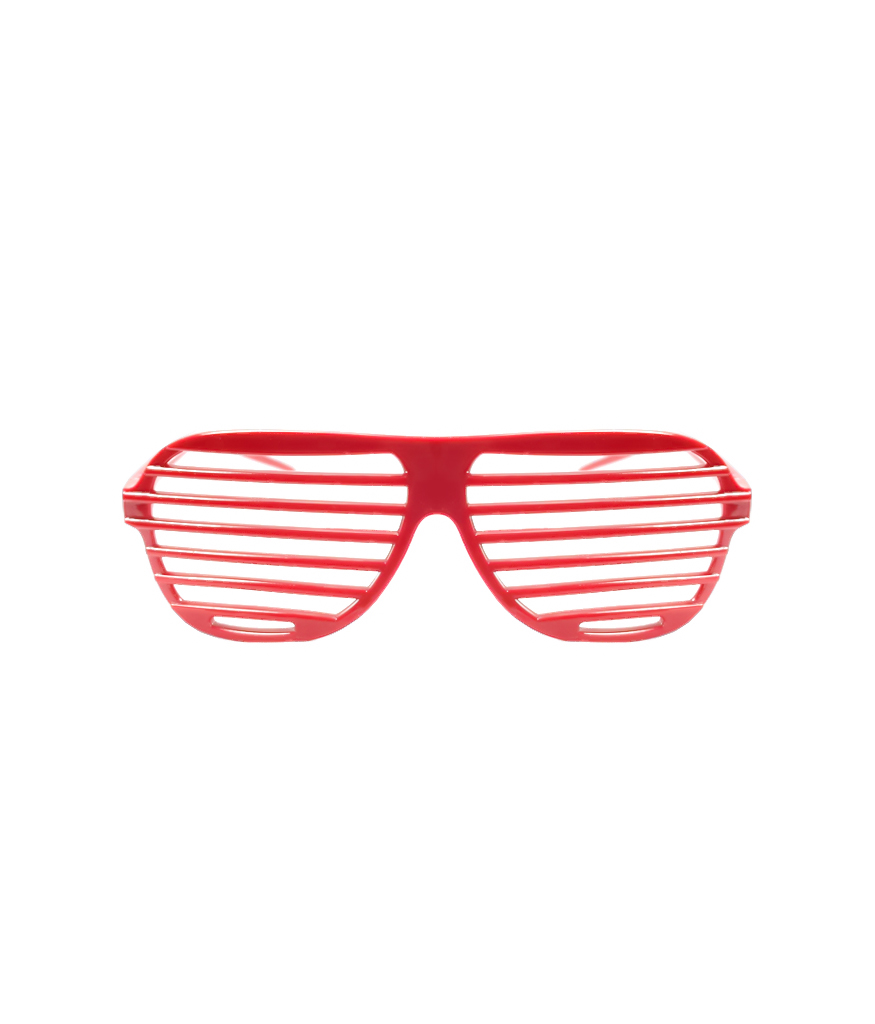 Red Shutter Shade Glasses | LookSharpStore