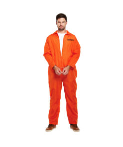 Orange Overalls Adult