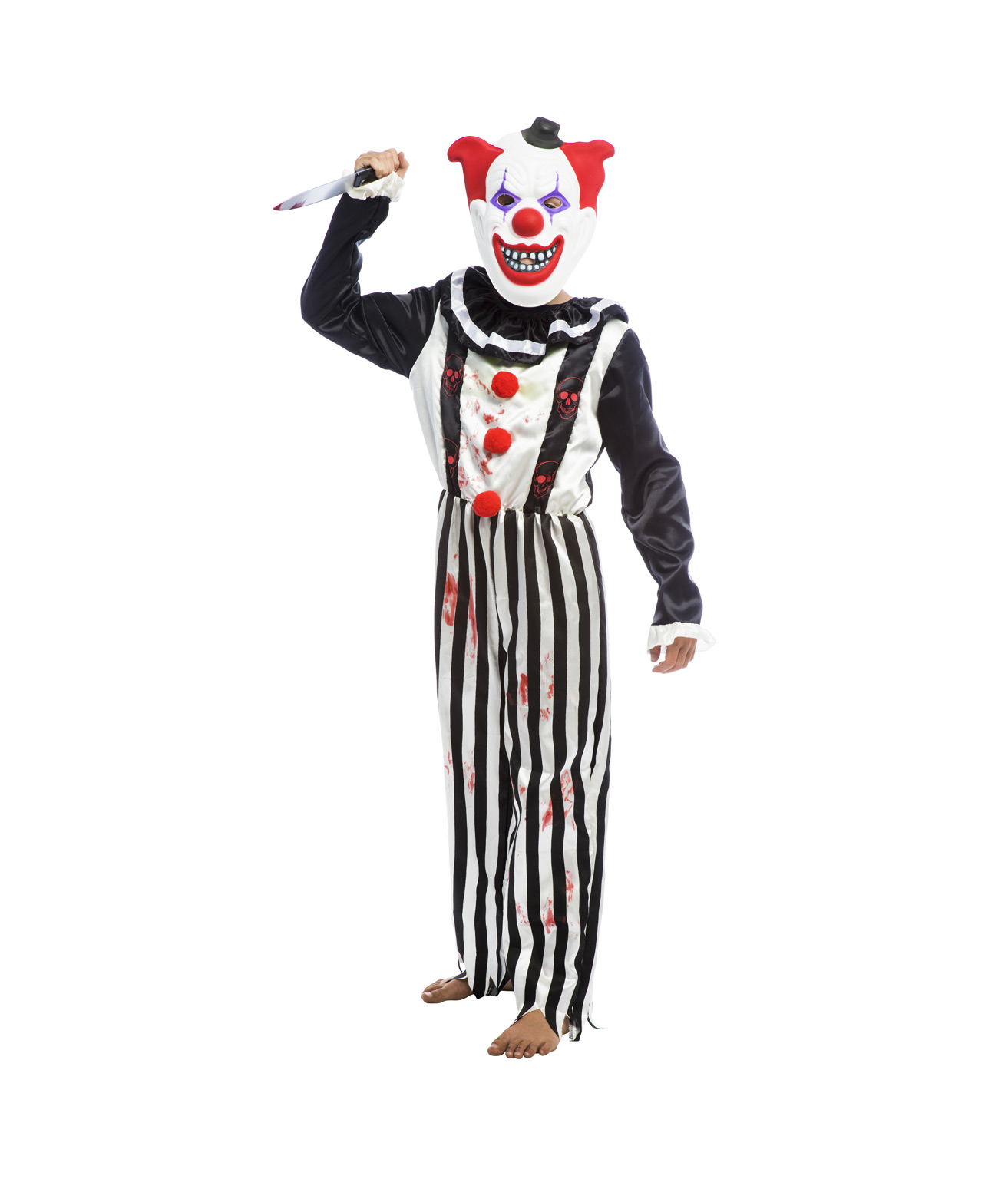 Pin On Products | Evil Clown Mask Horror Villian Slasher Circus ...