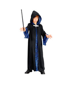 Wizard Robe Black & Blue Child