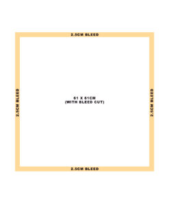 Custom Canvas Print 61x61cm