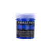 Blue fabric paint in 60ml tub with heat set application