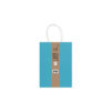 Small paper bags in natural blue colour in pack of 4