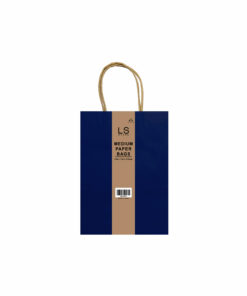 Dark Blue Medium Paper Bag 3pcs