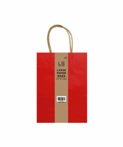 Red Large Paper Bag 2pcs