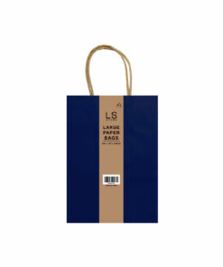 Dark Blue Large Paper Bag 2pcs