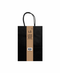 Black Large Paper Bag 2pcs