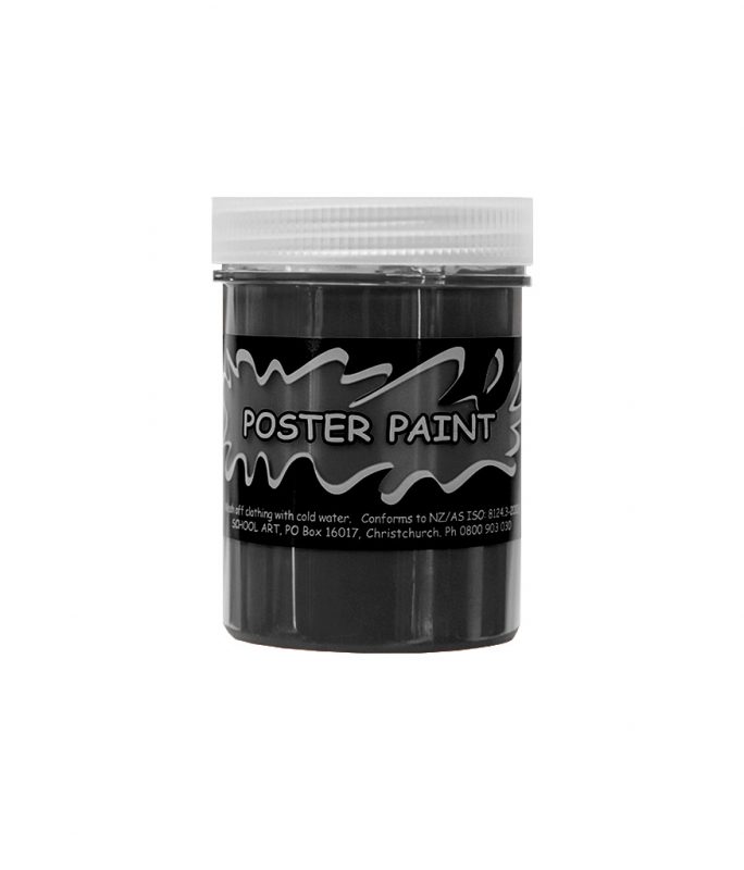 Black Poster Paint 125ml LookSharpStore