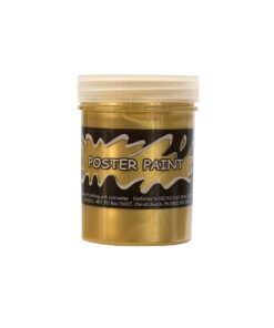 Metallic gold poster paint for DIY art and posters coming in 125ml tub