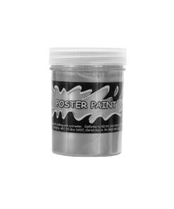 Metallic silver poster paint for DIY art and posters coming in 125ml tub