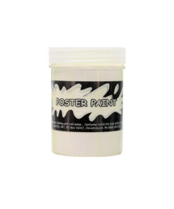 White poster paint for DIY art and posters coming in 125ml tub