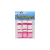 Bubble play set with jar and wand and pink crown design coming in pack of 6