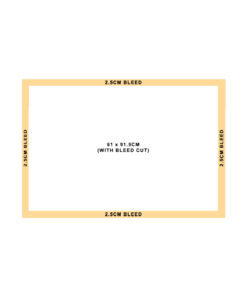 Custom canvas in size of 91.5cm x 61cm