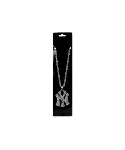 Alternative view of Metal Bling Necklace Silver New York