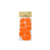 Orange crepe paper streamers coming in pack of 10