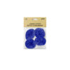 Royal blue jumbo crepe paper streamers coming in pack of 4