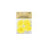 Yellow jumbo crepe paper streamers coming in pack of 4