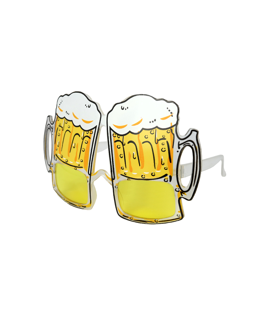 Yellow Beer Party Glasses | LookSharpStore