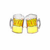 Yellow Beer Party Glasses