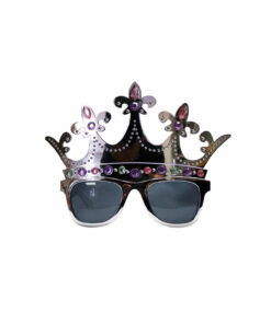 Silver Crown Party Glasses