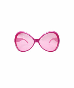 Large Hot Pink Bow Shape Party Glasses