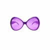 Large Purple Bow Shape Party Glasses