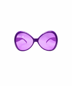 Large Purple Bow Shape Party Glasses