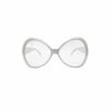 Large White Bow Shape Party Glasses