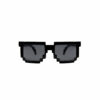 Black Pixel Party Glasses
