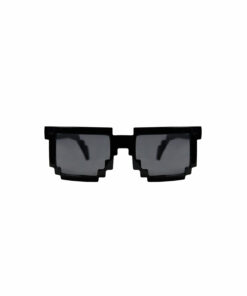 Black Pixel Party Glasses