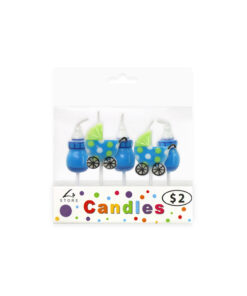 Blue Baby Candles 5pk