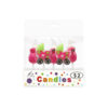 Pink Baby Candles 5pk
