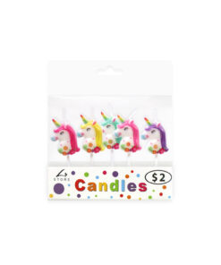 Unicorn Candle 5pk