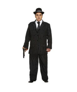 Gangster Black Adult XL